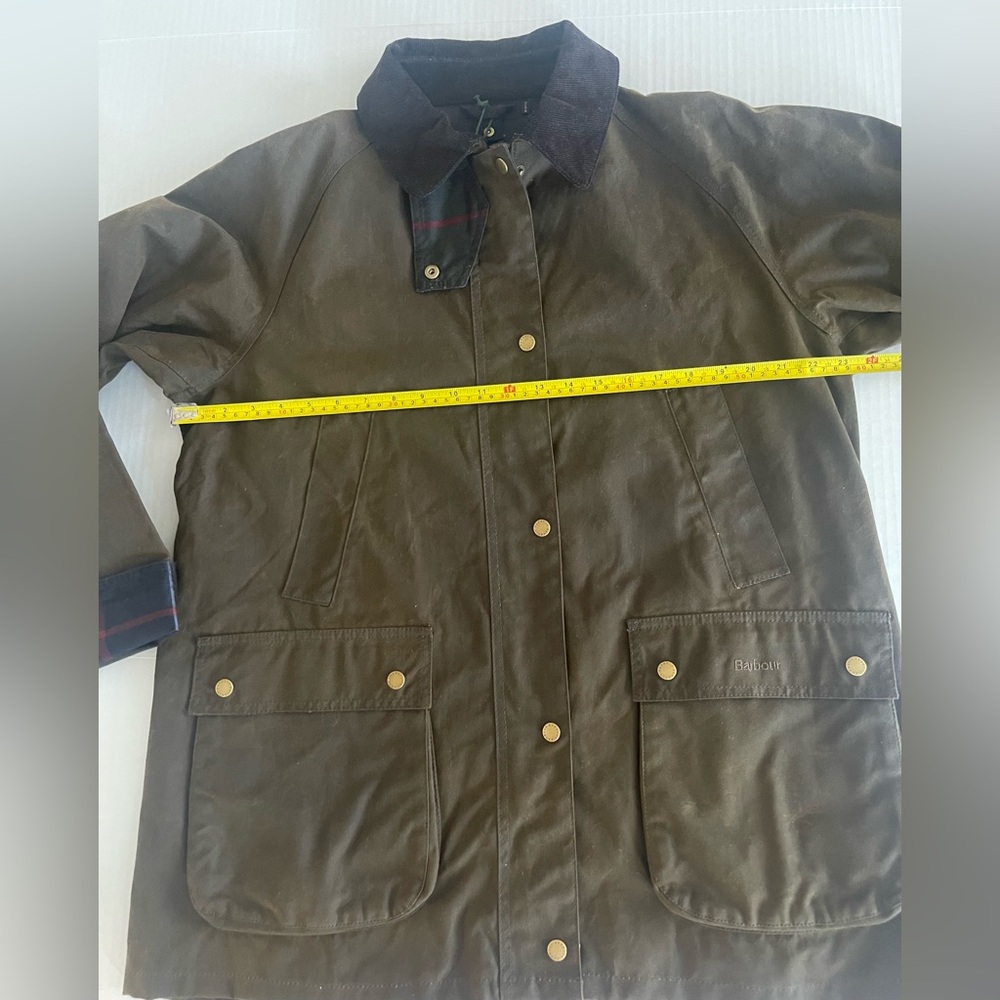 NWT Barbour Women's Acorn Waxed Jacket - Picture 10 of 11
